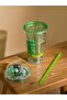 Colorless Soft Drink Glass with Straw (S6) - 2