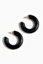 Chunky hoop earrings - 5