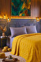 Alis Gold Elastic Sheet 100% Cotton Double Pique Set