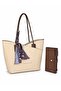 Original Women's Large Volume Shoulder Bag and Wallet Set