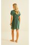 Organic Muslin Cotton Short Dress – Summer Comfortable and Stylish Women's Dress - 5
