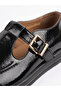 Genuine Leather Mary Jane Shoes - Handcrafted Premium Cowhide Leather - Black Patent Leather Mryjane0025 - 6