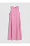 Xside Crew Neck Pocket A-Line Dress