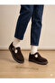 Genuine Leather Mary Jane Shoes - Handcrafted Premium Cowhide Leather - Thermo Sole - Brown Suede