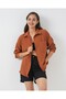 20153 Single Pocket Oversize Linen Shirt - A. Tile - 3
