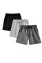 Unisex Relaxed Fit Jersey Sports Shorts, 3-Pack