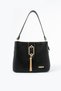 Sanmorris Quality Gold Accessory Detailed 3-Compartment Shoulder and Crossbody Bag (Height 19 cm Width: 23 cm) - 3