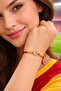 Yellow Red Legend Passion Moon Star Fan Bracelet - 5