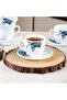 DC3400 Opalware Cup and Saucer Set 12-Pieces - 3
