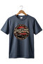 Unisex Desert Crown Retro Car Printed Vintage Classic Car Crew Neck Cotton Basic T-Shirt