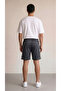 Men's Breathable Patterned Fabric Shorts with Pockets and Zipper Detail on the Back - 3
