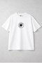 Minimal Moon Sun Printed Couple T-Shirt Set Oversized Cotton Couple T-Shirt - 6