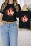 Mother-Daughter Matching Oversize T-Shirt Twin T-Shirt 100% Cotton Comfortable Fit (Single Price)