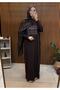 Women's Combed Cotton Vorteks Dress Stone Design Dress Prayer Dress Hijab Dress Code: Js26Penye001