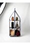 6 Compartment In-Cabinet Bag Organizer - Hanging Bag Storage Organizer 32 X 98 (Navy Blue, Cream, Gray) - 3