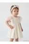 Gencc Quality Baby Girl Dress with Ruffles and Headband - 2