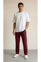 بدلة رياضية مريحة للرجال بخطوط مزدوجة - 2