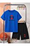Spider Spider Visual Printed Top and Shorts/T-Shirt Summer Children's Two-Piece Set