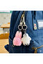 Penguin and Rabbit Figured Zipper Bag Clothes Ornament Charm Keychain 2 Pieces - 4