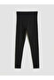 Lcwaikiki Maternity Black Tummy Panelled Maternity Leggings - 6