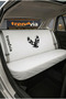 Eagle Logo Car Seat Cover Front and Rear Set – Combed Cotton Lycra Universal Seat Protector Service Cover - 3