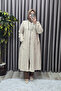 Women's Clothing Plus Size Embossed Printed Hooded Bag Cap with Pockets - 5