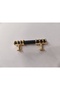 Light 64 mm (6.4 cm) Black-Gold 1 Piece Drawer Wardrobe Furniture Handle Children's Room Kitchen - 4