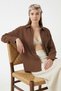 Kahve Önü Tek Cepli Gömlek 4697A
