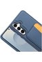 Galaxy S25 Fe Case with Card Holder Zore X-Kart Silicone Cover + Camera Lens + Ghost Screen Protector - 3