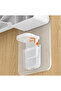 Shelf Corner Holder Adhesive Cabinet Corner Support Bracket 12 Pieces Multi-Purpose Clips - 2
