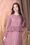 Girls' Pink Tulle Dress with Button Detail - 2