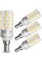 لمبة LED E14 9 واط [4 قطع] تعادل 100 واط هالوجين، ضوء دافئ 3000 كلفن أصفر 220 فولت
