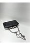 Black Color Laser Fabric Wavy Glitter Evening Dress Clutch Chain Strap Hand-Held Wedding Engagement Evening Bag - 4
