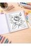 Flowers Volume 2 Coloring Book Cozy Book – 21X20 cm I 40 Visuals I for Children and Adults - 3