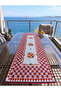 Lemon Patterned Decorative Runner - 40X140 cm - 3