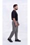 Men's Comfortable Fit Baggy Wide-Leg Sweatpants with Side Piping - 2