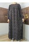 Robadan Long Sleeve 100% Viscose Pressed Floral Mother Dress, Prayer Dress, Hijab Dress - 2