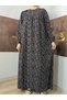 Robadan Long Sleeve 100% Viscose Pressed Floral Mother Dress, Prayer Dress, Hijab Dress - 3