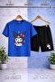 Children's Kromi Strawberry Printed Crew Neck T-Shirt - Shorts Set