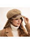 ''Women's Plush Cap Hat Winter Soft Textured French Sitil''