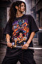 One Piece Collection Anime Printed Unisex Black Tshirt Anime Lovers - 6