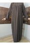 Robadan Long Sleeve 100% Viscose Pressed Floral Mother Dress, Prayer Dress, Hijab Dress - 3