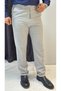 Slim Tapered Fit Fabric Trousers - 3