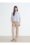 Sparkling Choices from Shining Store Women's Striped Shirt with Bow - 2