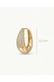 Rovessa Zircon Stone Drop Hoop Steel Xuping Earrings - 4