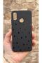 Huawei P30 Lite Compatible Mini Black Star Patterned Silicone Shock Absorbing Classic Protected Rubber Case - 2