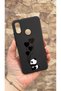 Huawei P30 Lite Compatible Hearted Panda Patterned Silicone Shock Absorbing Classic Protected Rubber Case