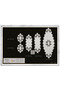 Living Room Set Runner Set Cream Color Linen French Lace Borderless Dowry Products - 6