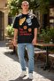 Coffee-Themed Oversized T-Shirt - 2
