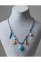 Thalisse Sea Shell Detailed Charm Choker Steel Necklace - 2